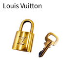 Load image into Gallery viewer, 【中古】ルイヴィトン Louis Vuitton カデナ 南京錠 鍵付き キー ゴールド j0618lq00410

