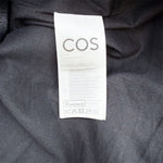 将图片加载到图库查看器，【中古】COS コス レザートップス ブラック XS Vネック 本革 ラムレザー 長袖 j0107h00212
