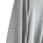 将图片加载到图库查看器，【中古】セオリーリュクス Theory luxe 七分袖カーディガン バックレース編み 透け感 ライトグレー i0807n0025
