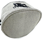 画像をギャラリービューアに読み込む, 【中古】ドゥロワー Drawer ノベルティ巾着バッグ バイカラー ロゴ刺しゅう ミニサイズ ホワイト ネイビー i0512y0019
