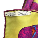 将图片加载到图库查看器，【中古】エルメス HERMES スカーフ 塔門 TORANA 柄 カラフル おしゃれ マルチカラー くすみライトグリーン系 i0810oq00680
