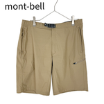 Load image into Gallery viewer, 【中古】モンベル mont-bell ショートパンツ L ベージュ ナイロン混 アウトドア ハーフパンツ j0508a0063
