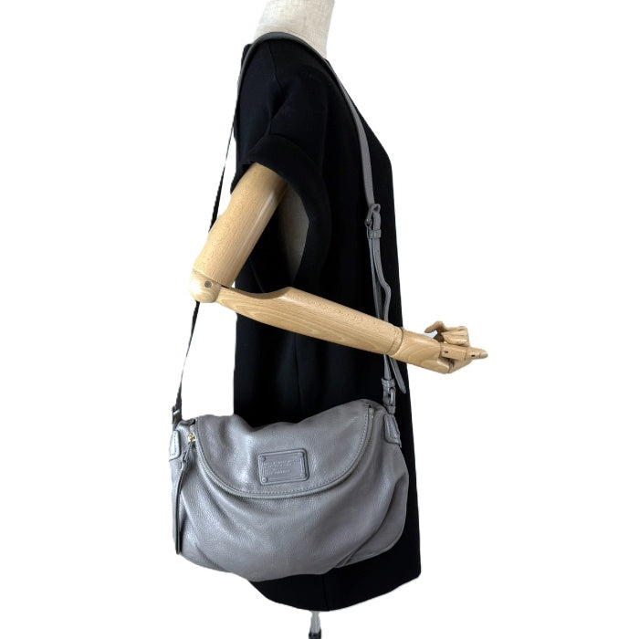 【中古】マークジェイコブス MARC JACOBS ショルダーバッグ ナターシャ おしゃれ グレー i0922lq01511