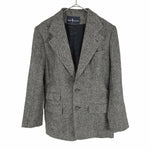将图片加载到图库查看器，【中古】Ralph Lauren ラルフローレン ヘリンボーン テーラードジャケット 白黒 i0619wq00910
