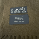 画像をギャラリービューアに読み込む, 【中古】HERMÈS エルメス ストール 大判 カシミヤ i0907oq009218
