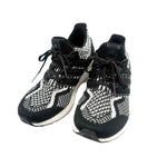 Load image into Gallery viewer, 【中古】アディダス adidas スニーカー ultra boost 編込み模様 おしゃれ ブラック ホワイト i0515lq01716
