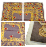 画像をギャラリービューアに読み込む, 【中古】CELINE セリーヌ ハンカチ 6点 セット シルク 綿混 総柄 ロゴ i0728tq0071
