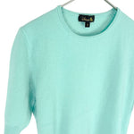 画像をギャラリービューアに読み込む, 【中古】Drawer ドゥロワー カシミヤ100％ 半袖ニット クルーネック i1121y00122
