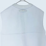 将图片加载到图库查看器，【中古】Drawer ドゥロワー ウール レザーコンビ ベスト ジレ i1031h010144
