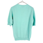 画像をギャラリービューアに読み込む, 【中古】Drawer ドゥロワー カシミヤ100％ 半袖ニット クルーネック i1121y00122
