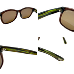 将图片加载到图库查看器，【中古】トムフォード TOM FORD サングラス バイカラー 大きめレンズ ブラウン グリーン i0717lq01388
