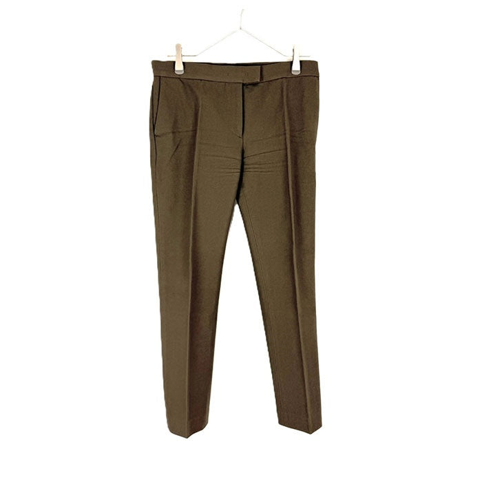 【中古】ジョセフ JOSEPH テーパードパンツ きれいめ ストレッチ 上品 シンプル カーキブラウン i0828n0092