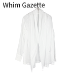 画像をギャラリービューアに読み込む, 【中古】ウィムガゼット Whim Gazette カーディガン トッパー 羽織り コットン100％ j0817t0103
