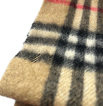 画像をギャラリービューアに読み込む, 【中古】バーバリー  BURBERRY マフラー ノバチェック ベージュ カシミヤ100％ j0215pq00740
