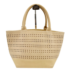 Load image into Gallery viewer, 【中古】Ron Herman ロンハーマン スエード トート ベージュ カットワーク ハンドバッグ i1013tq02023
