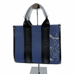 将图片加载到图库查看器，【中古】サマンサタバサ Samantha Thavasa ハリーポッターコラボ トートバッグ ネイビー i1124tq02225
