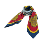 将图片加载到图库查看器，【中古】エルメス HERMES カレ90 盛装の馬 GRAND APPARAT スカーフ シルク100％ j0213aq009121
