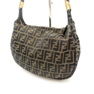 フェンディ FENDI ワンショルダーバッグ ズッカ柄 FFロゴ ブラウン系 中古】フェンディ FENDI ワンショルダーバッグ ズッカ柄 FFロゴ 人気