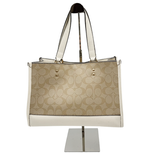 将图片加载到图库查看器，【中古】COACH コーチ シグネチャー  ショルダーバッグ 2WAY ホワイト系 j0223tq03030
