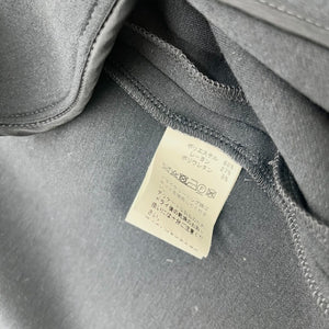 【中古】バーニーズニューヨーク BARNEYS NEW YORK ノーカラーコート ポンチ素材 ネイビー 紺 h0315h005