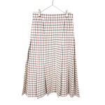 画像をギャラリービューアに読み込む, 【中古】ブラミンク BLAMINK チェックスカート ウール100% サイズ38 未使用 i1031h01472
