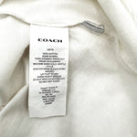 将图片加载到图库查看器，【中古】コーチ COACH Tシャツ ロゴプリント シグネチャープリント カジュアル オフホワイト ベージュ系 i0522lq00517
