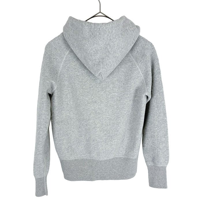 【中古】Drawer ドゥロワー パーカー グレー 裏起毛 ジップアップ コットン i1031h0036