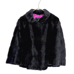 画像をギャラリービューアに読み込む, 【中古】Drawer ドゥロワー ファージャケット ブラック ショート丈 毛皮 i1117s002156
