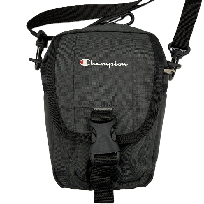 【中古】Champion チャンピオン ショルダーバッグ ミニポーチ サコッシュ ブラック ナイロン i0731wq0325