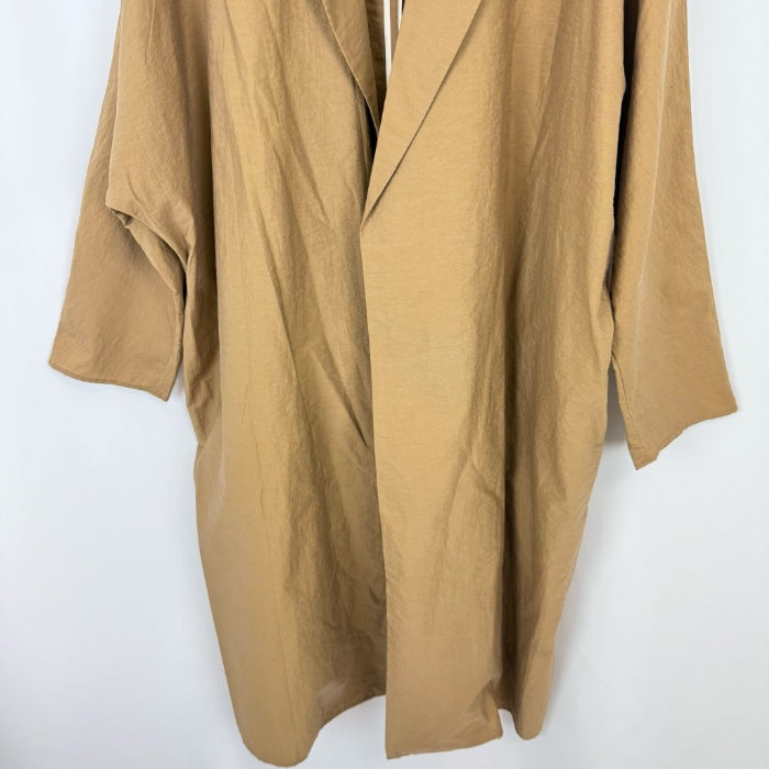 【中古】ティッカ TICCA チェスターコート スプリングコート 薄手 ゆったり ダークベージュ i0204i00810