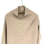 将图片加载到图库查看器，【中古】イエナ IENA ハイネックリブニット 切り替えデザイン ドレープハイネック ベージュ系 i0619wq05310
