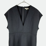 Load image into Gallery viewer, 【中古】BLAMINK ブラミンク ワンピース ブラック 36 レディース ノースリーブ Vネック ウール カシミヤ i1215h009114
