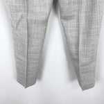 画像をギャラリービューアに読み込む, 【中古】ジョセフ JOSEPH テーパードパンツ ツイード タグ付き 麻 リネン ライトグレー i0213n01510
