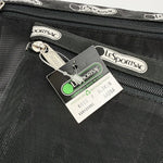 画像をギャラリービューアに読み込む, 【中古】レスポートサック LeSportsac メッシュポーチ 2点セット ブラック ファスナーポーチ j0223tq0095

