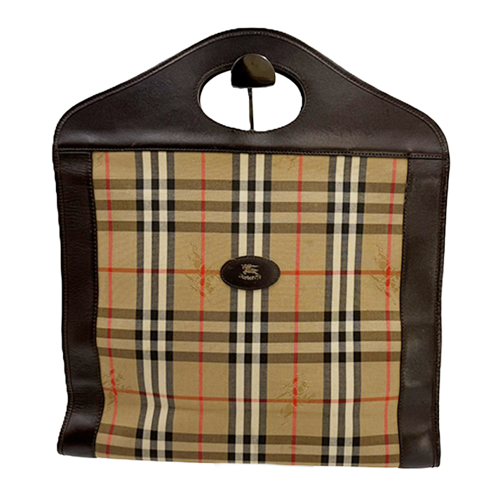 【中古】バーバリー BURBERRY ハンドバッグ ノバチェック チェック柄 トートバッグ i0922lq00582