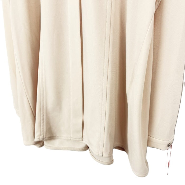 【中古】ドレステリア DRESSTERIOR ノーカラーブラウス ストレッチ タグ付き ライトベージュ i0703n0168