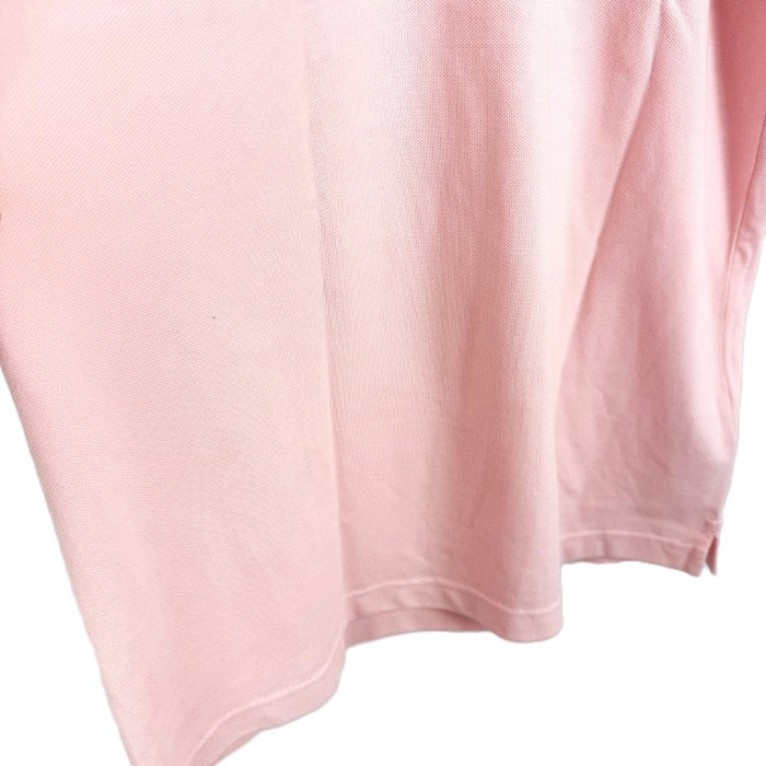 【中古】バーバリー BURBERRY ポロシャツ 半袖 タグ付き ライトピンク パステル i0718aq00524