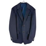 画像をギャラリービューアに読み込む, 【中古】サイ Scye テーラードジャケット ネイビー ウール100 日本製 j0209y00416
