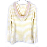 将图片加载到图库查看器，【中古】ジェラートピケ gelato pique パーカー 薄手 もこもこ ボーダー パステルカラー イエロー ピンク i0410wq0182
