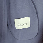 画像をギャラリービューアに読み込む, 【中古】ANAYI アナイ ウール フード付き シャルムリバーショール コート ロング丈 i0911wq01235
