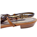 画像をギャラリービューアに読み込む, 【中古】ルイ・ヴィトン Louis Vuitton サンダル フラット シューズ レザー フラワーモチーフ i0907oq00238
