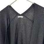 将图片加载到图库查看器，【中古】イエナ IENA カーディガン 半袖 羽織り ボタンレス ボレロ ブラック 黒 i0807n0153
