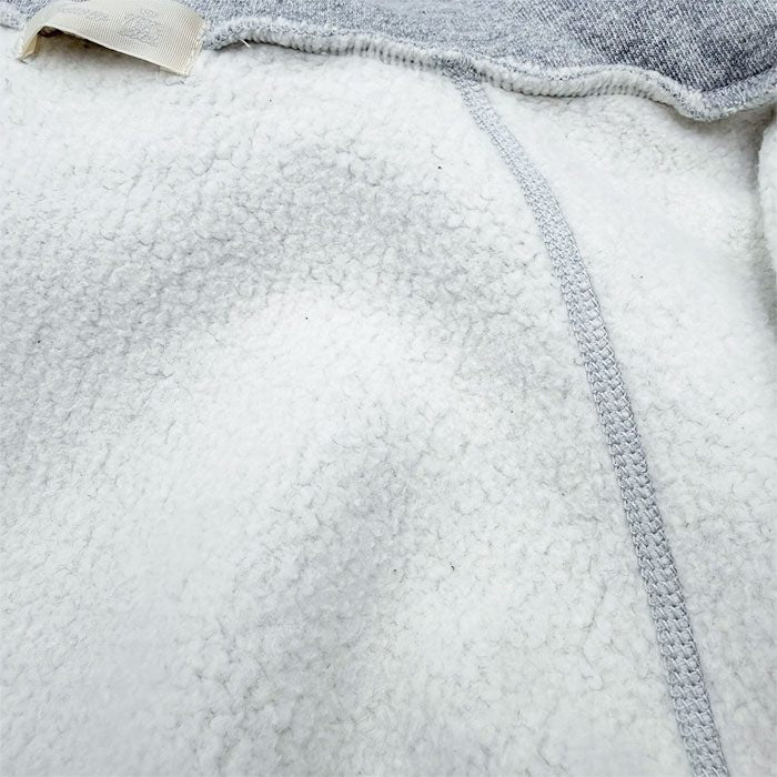 【中古】Drawer ドゥロワー パーカー グレー 裏起毛 ジップアップ コットン i1031h0036