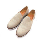 画像をギャラリービューアに読み込む, 【中古】コールハーン COLE HAAN スリッポン メッシュ レザー カジュアル シンプル ベージュ i0722n00421
