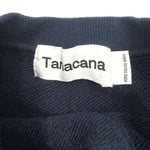 将图片加载到图库查看器，【中古】タナカーナ Tanacana 半袖スウェット ショート丈 ロゴプリント カジュアル ネイビー 紺 i0624h0023

