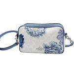 Load image into Gallery viewer, 【中古】COACH コーチ ショルダーバッグ 水色 花柄 フローラル i0926aq00164
