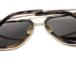 将图片加载到图库查看器，【中古】ブリオーニ Brioni サングラス べっ甲 金フレーム ディアドロップ ブラウン ゴールド i0717lq00871
