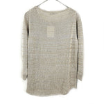 画像をギャラリービューアに読み込む, 【中古】デプレ DES PRES レーヨンニット ざっくり編み 光沢 透け感 とろみ ミックスニット ベージュ系 i0213n00612
