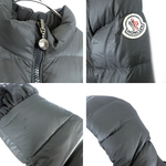 Load image into Gallery viewer, 【中古】モンクレール MONCLER ダウンジャケット sacaiコラボ商品 リバーシブル フリル チャコールグレー h1227s001315
