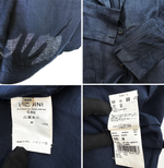 Load image into Gallery viewer, 【中古】LARDINI ラルディーニ リネン100％ テーラードジャケット ネイビー 36 j0518h00416
